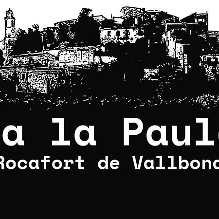 Apartmán Ca La Paula Rocafort de Vallbona Exteriér fotografie